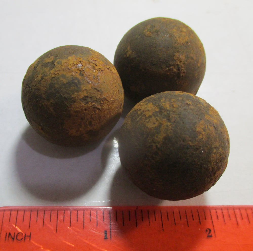 MARKED DOWN--LAST ONE Civil War Canister Balls (Mini Cannon Balls)  