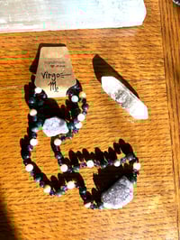 Virgo Set: Amethyst, Moss Agate & Amazonite