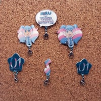 Image of Miku Says Trans Rights Pins with Loops