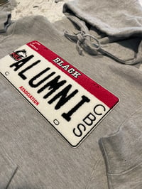 NIU Black Alumni Chenille Hoodie (Please allow two weeks for shipping info) 