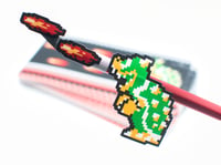 Image 1 of Pixel Bowser Fireball Sheet