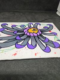 Image 2 of Creepy Chrysanthemum 👁 ORIGINAL PAINTING