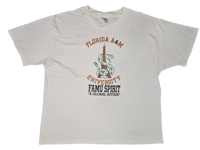 Image 1 of Vntg FAMU Florida A&M university Band T-Shirt "A global affair"