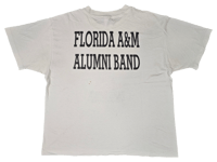 Image 2 of Vntg FAMU Florida A&M university Band T-Shirt "A global affair"