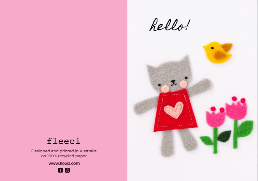 Image of Fleeci Greeting Card