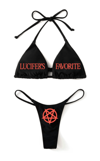 LUCIFER'S FAVORITE BIKINI SWIMSUIT SET