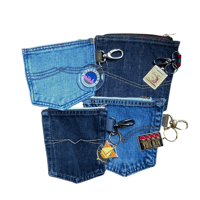 Image 1 of Edit Repuropsed Jean Pocket Zip Pouch