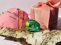 Image 1 of Playground, klar grøn halskæde