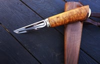 Image 2 of Yakut Mansi 52100 one piece wood sheath 