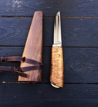 Image 3 of Yakut Mansi 52100 one piece wood sheath 