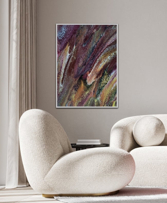 Maroon Lizard 102-76 cm