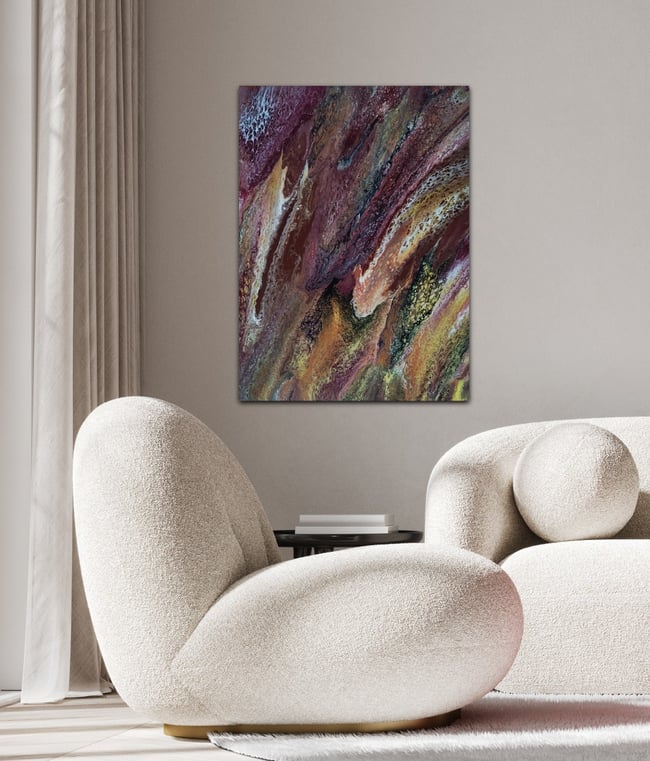 Maroon Lizard 102-76 cm