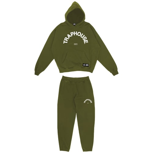 Image of Traphouse Olive Track Suit