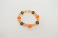 Image 3 of Orange Bead Friendship Bracelet