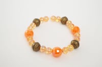 Image 2 of Orange Bead Friendship Bracelet