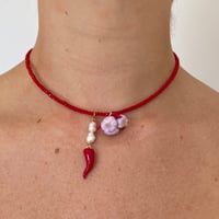 Garlic Pepper necklace 