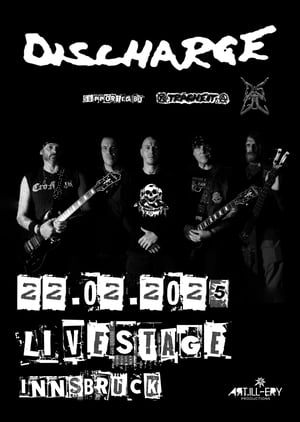 Image of DISCHARGE || supported by TRÄGHEIT // DRECK - 22.02.2025