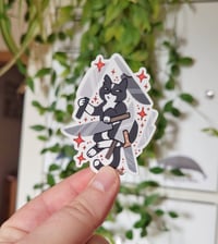 Image 1 of Knife Cat - Vinyl Sticker