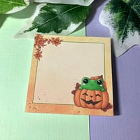 Image 1 of Pumpkin Froggy Notepad