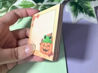 Image 3 of Pumpkin Froggy Notepad