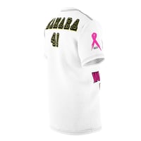 Image 13 of Saints Breast Cancer Awareness white pink or black