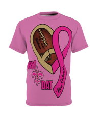 Image 3 of Saints Breast Cancer Awareness white pink or black