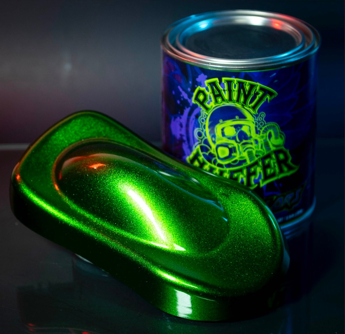 HOODRICH GREEN | PAINTHUFFER METALFLAKE