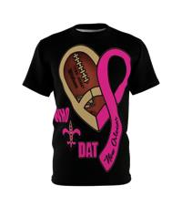 Image 1 of Saints Breast Cancer Awareness white pink or black