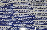 Image 2 of Pack of 25 16x4cm Kilmarnock Confidemus Football/Ultras Stickers.