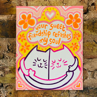 Image 1 of 'Sweet friendship' Hand Painted Multiple