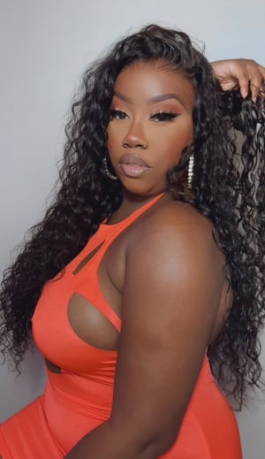 Image of 7”x5” Water Wave HD Closure Wig in 24” 