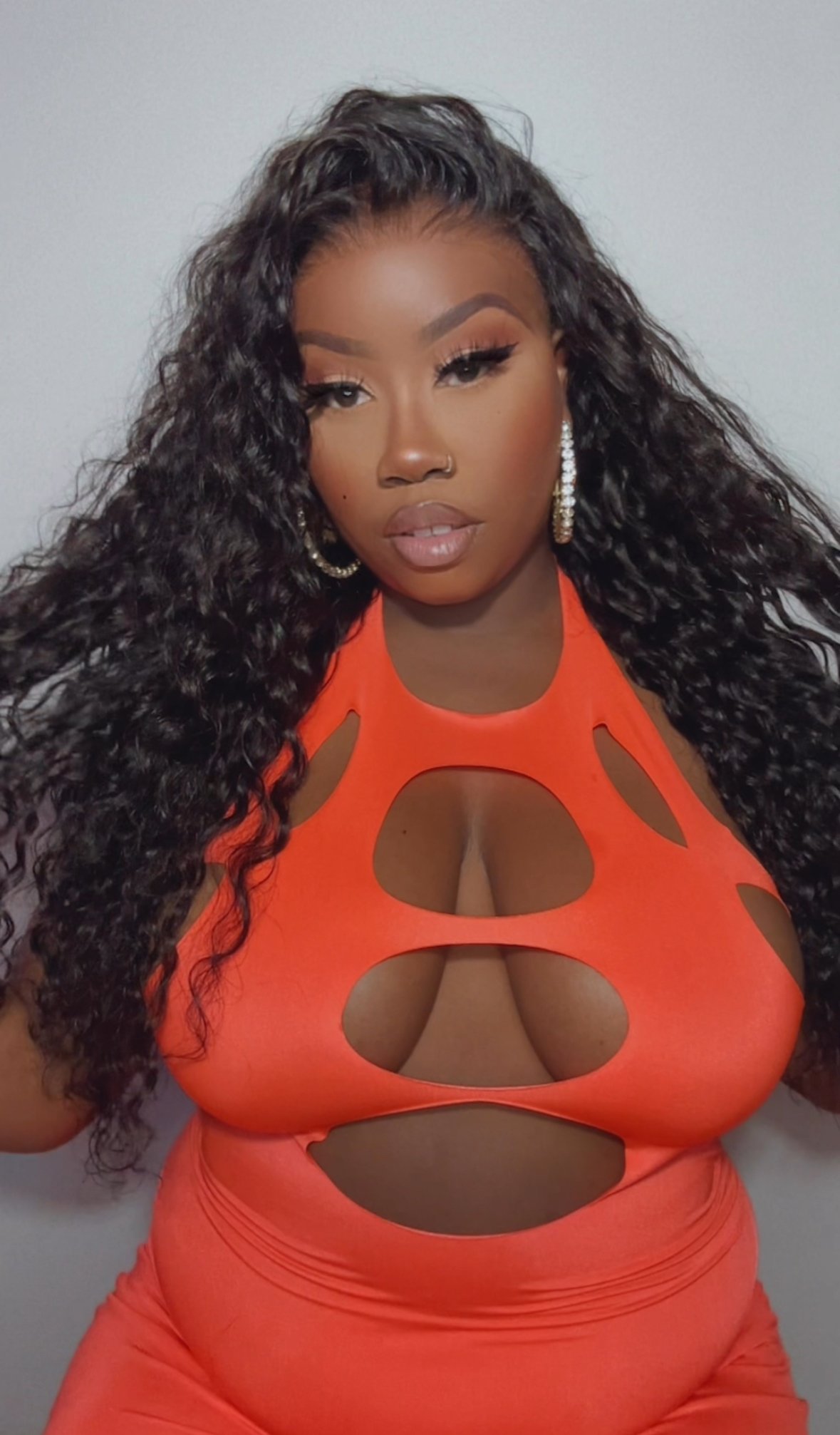 Image of 7”x5” Water Wave HD Closure Wig in 24” 