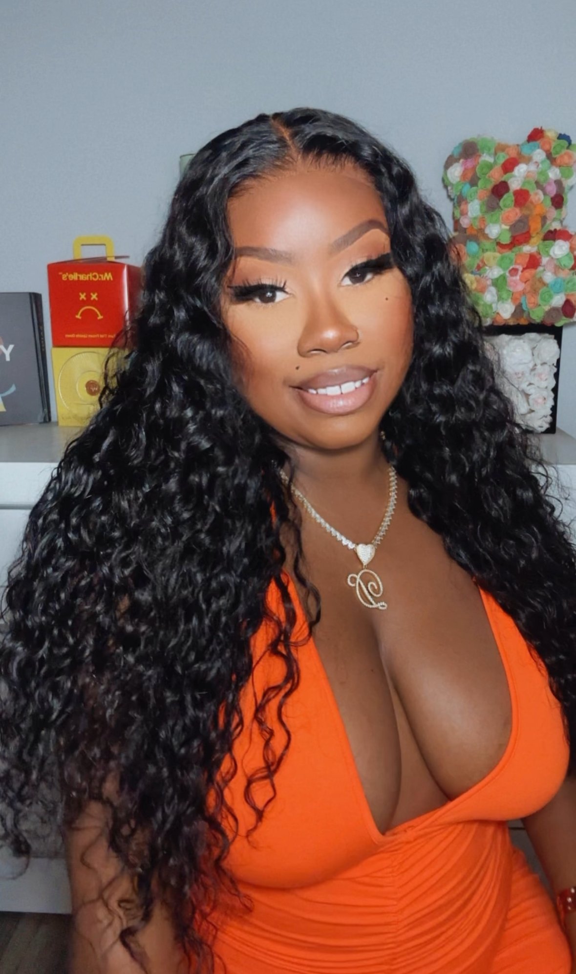 Image of Water Wave 7”x5” HD Closure Wig in 24 inch