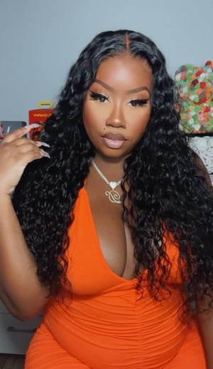 Image of Water Wave 7”x5” HD Closure Wig in 24 inch