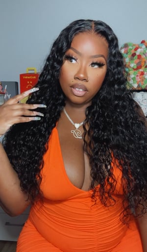Image of Water Wave 7”x5” HD Closure Wig in 24 inch