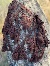 Image 1 of Toquilla marrón oscura