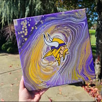 Minnesota Vikings 12 x 12 inch