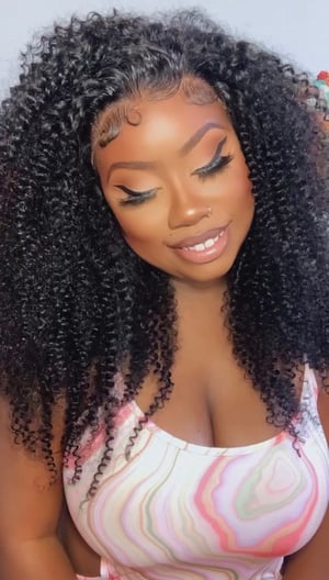 Image of Jerry Curly 7x5 HD Lace Closure Wig in 22”