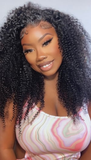 Image of Jerry Curly 7x5 HD Lace Closure Wig in 22”