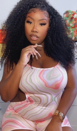 Image of Jerry Curly 7x5 HD Lace Closure Wig in 22”