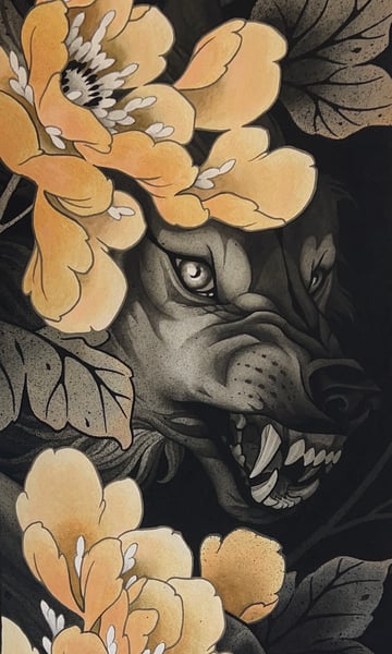 Image of Wolf Print