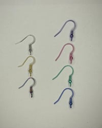 Image 3 of Asexual & Demisexual Pride Polish Earrings PAIR