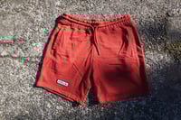 Image 2 of 633z3r All Patched Up Sweatshorts - Oxblood