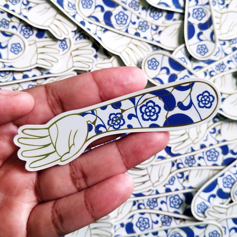 Image of kintsugi kid vinyl sticker