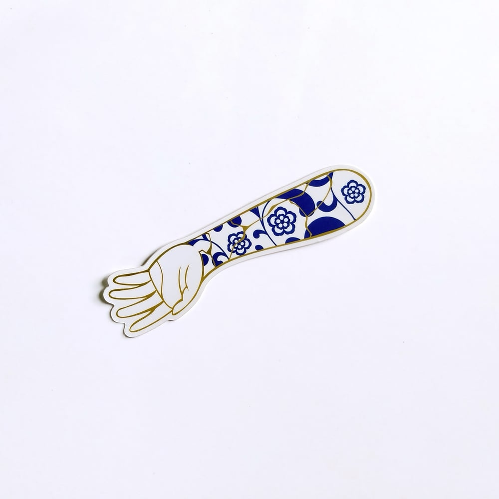 Image of kintsugi kid vinyl sticker