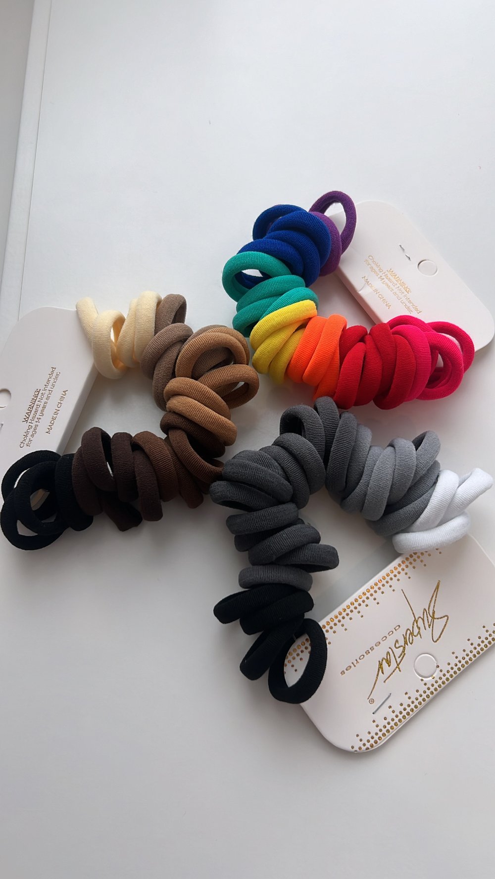 Stretchy hair bands 