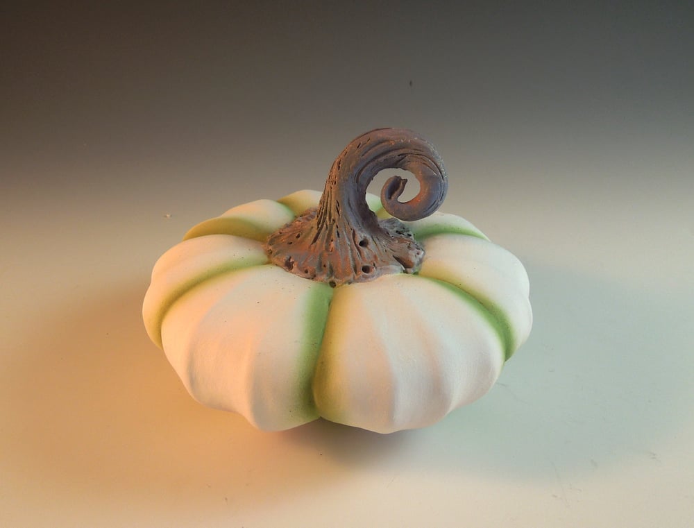 Image of White and Green Pumpkin