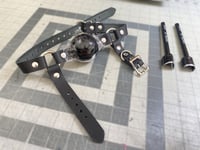 Image 7 of Bondage Classic Leather Chin-Strap Ball Gag (Silicone Ball)