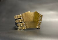 Image 5 of Leather Panel Gag combo set - Metallic Yellow Edition 