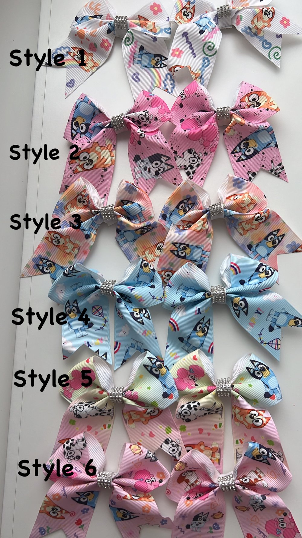 Bluey piggy bows 